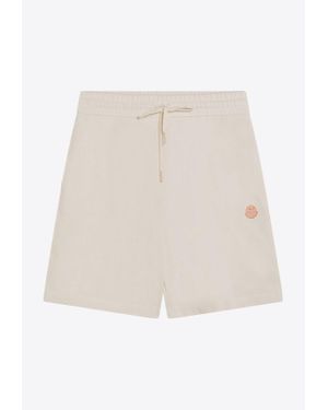 Moncler X Gilga Farm By Donald Glover Drawstring Track Shorts - White