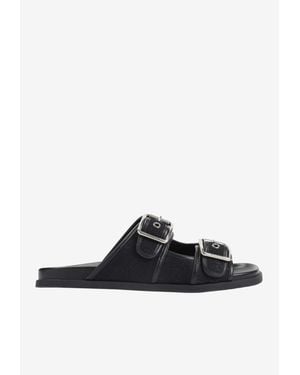 Gucci Rhein Gg-Motif Sandals - White