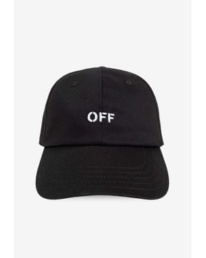 Off-White c/o Virgil Abloh Off Stamp Baseball Cap - Black