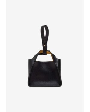 Stella McCartney Logo Tote Airpods Case Keyring - Black