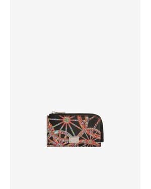 Dolce & Gabbana Carretto Print Cardholder - White