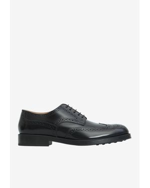 Tod's Lace-Up Derby Shoes - Black