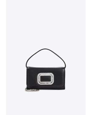 Roger Vivier Pilgrim Micro Bag in White | Lyst