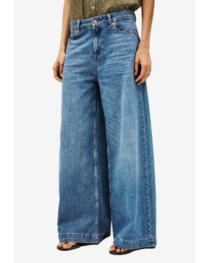 Ba&sh Musc Wide-Leg Jeans - Blue