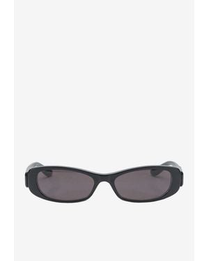 Balenciaga Nova Rectangular Sunglasses - Gray