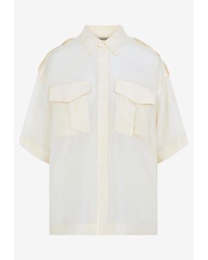 Phoebe Philo Utility Buttoned Shirt - White