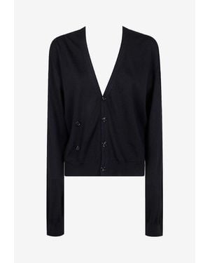 Ann Demeulemeester Zofia Asymmetric Cardigan - Blue