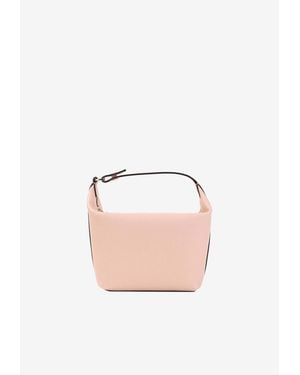 Valextra Mochi Calf Leather Top Handle Bag - Pink