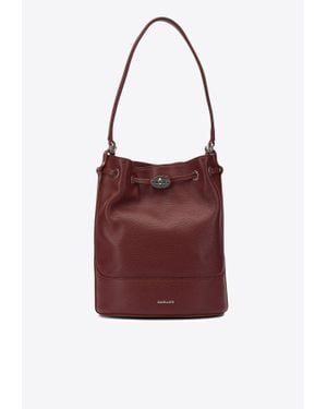 Zanellato Small Monda Hammered Leather Shoulder Bag