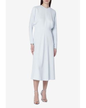 Victoria Beckham Dolman Midi Dress - White