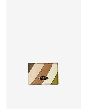 PUCCI Iride Print Cardholder - White