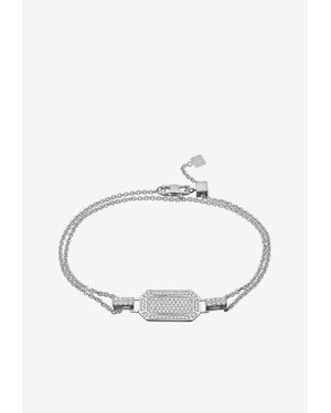 Eera Tokyo Double Chain Bracelet - White