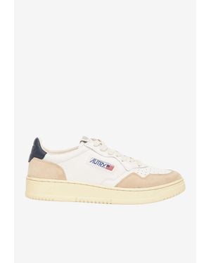Autry Medalist Low-Top Sneakers - Natural