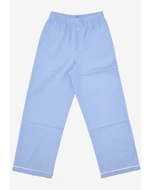 LA ROSE Signature Pajama Pants - Blue