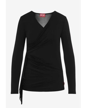 DIESEL T-Crissy Long-Sleeved Top - Black