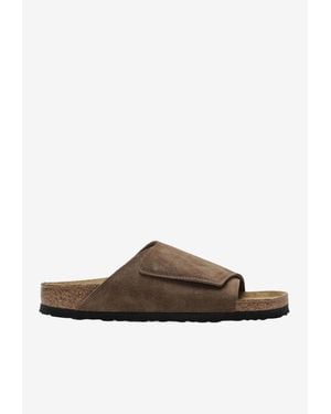 Birkenstock Solana Vi Suede Slides - Brown