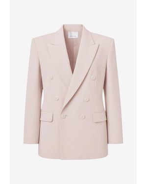 Frankie Shop Monterey Wool-Blend Blazer - Pink