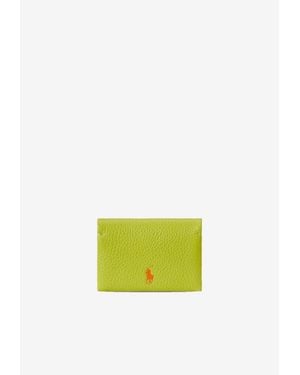 Ralph Lauren Polo Play Leather Cardholder - Green