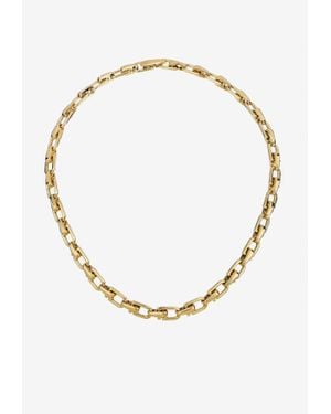 Eera Mega Reine 18-Karat Chain Necklace - White