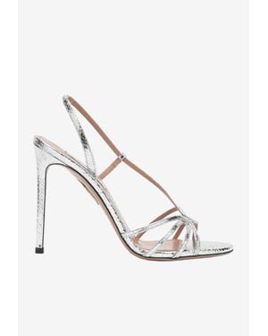 Aquazzura Talk To Me 105 Sandals - White