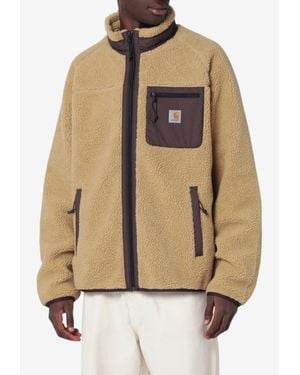 Carhartt Prentis Sherpa Fleece Zip-Up Jacket - Natural