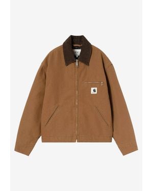 Carhartt Detroit Canvas Jacket - Brown