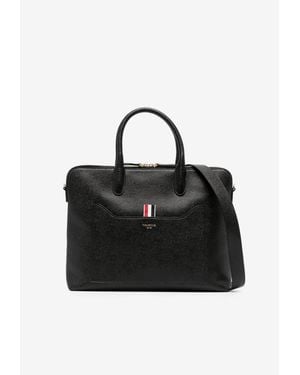 Thom Browne Slim Briefcase - Black