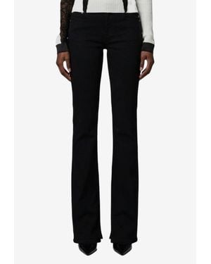 Haikure Chewy Flared-Leg Jeans - Black