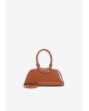 Givenchy Mini Antigona East West Shoulder Bag - White