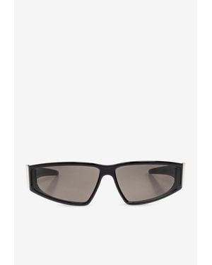 McQueen Logo Square Sunglasses - Gray