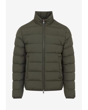 Moncler Baudinet Quilted Zip Jacket - Green