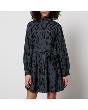 Samsøe & Samsøe Tebbali 15042 Jacquard Mini Dress - Black