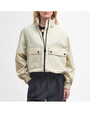 Barbour Rouse Shell Bomber Showerproof Jacket - Natural