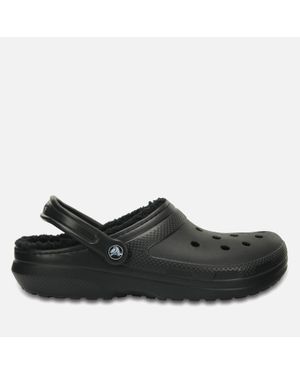 Crocs™ Sherpa-Lined Rubber Clogs - Black