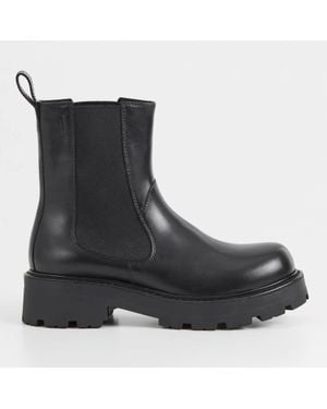Vagabond Shoemakers Cosmo 2.0 Leather Ankle Chelsea Boots - Black
