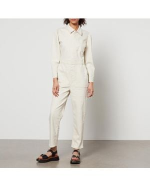 seventy + mochi Lorna Denim Straight-Leg Jumpsuit - Natural