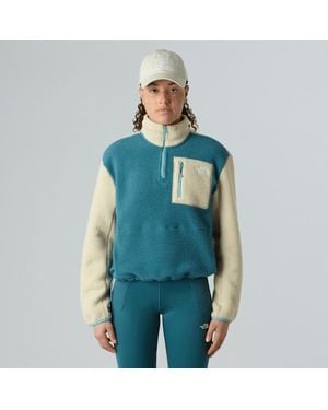 The North Face Yumiori 1/4 Zip Fleece Jacket - Green