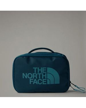 The North Face Base Camp Voyager Wash Bag Midnight Petrol-Algae - Blue