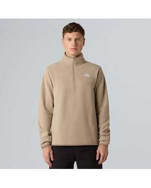 The North Face Glacier 1/4 Zip Fleece - Natural