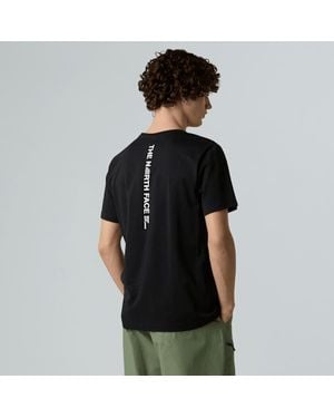 The North Face Vertical Logo T-Shirt - Black