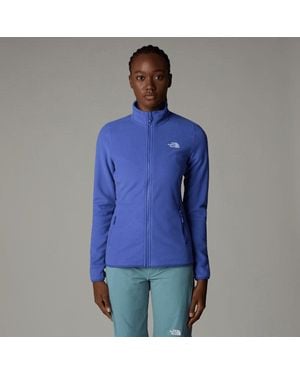 The North Face 100 Glacier Full-Zip Fleece Plum - Blue