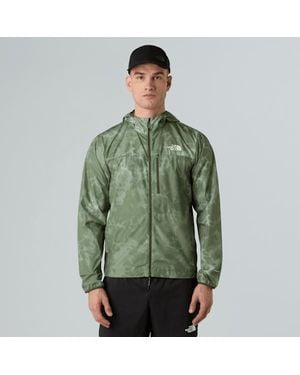 The North Face Higher Run Printed Wind Jacket - Green