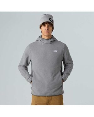 The North Face Glacier Hooded Pullover Fleece - Grey