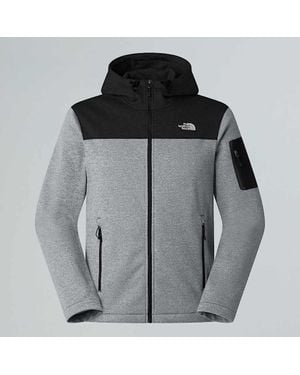 The North Face Tech Emilio Fleece Jacket Tnf Heather-Tnf Light Heather - Grey
