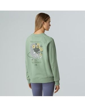 The North Face Connect Relaxed Graphic Sweatshirt - Green