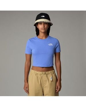 The North Face ’S Cropped T-Shirt Virtual - Blue