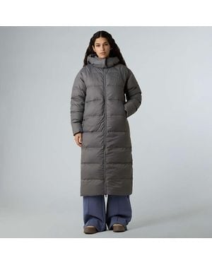 The North Face Hydrenalite City Long Down Hooded Parka - Grey