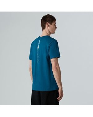 The North Face Vertical Logo T-Shirt - Blue