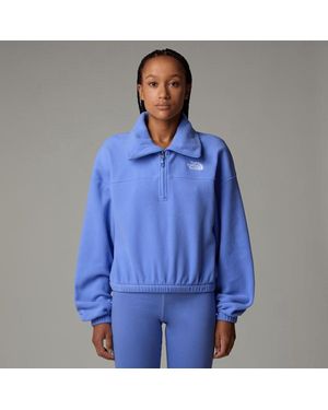 The North Face 100 Glacier 1/2 Zip Fleece - Blue