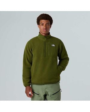 The North Face Yumiori Off-Peak 1/2 Zip Fleece Jacket - Green